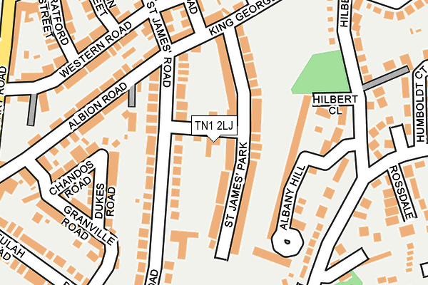 TN1 2LJ map - OS OpenMap – Local (Ordnance Survey)