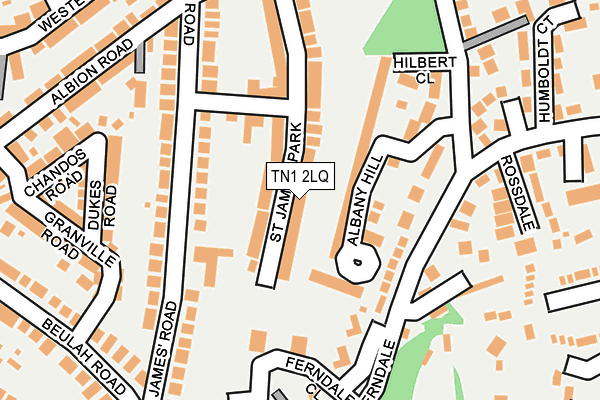TN1 2LQ map - OS OpenMap – Local (Ordnance Survey)