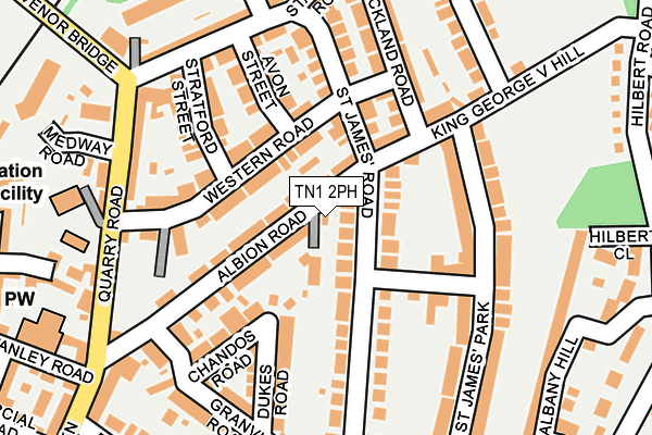 TN1 2PH map - OS OpenMap – Local (Ordnance Survey)