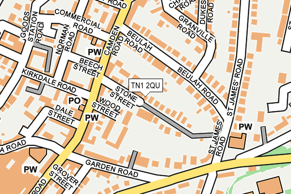 Map of TW1 LIMITED at local scale