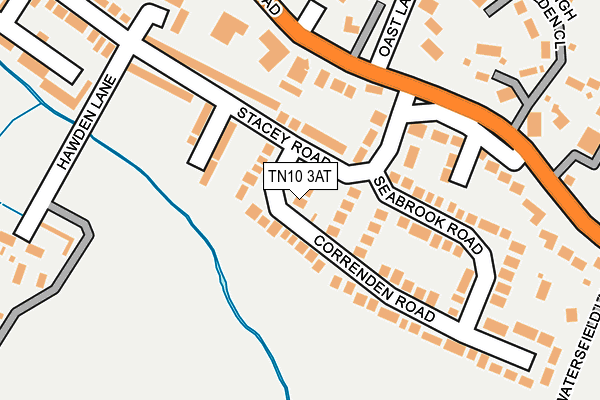 TN10 3AT map - OS OpenMap – Local (Ordnance Survey)