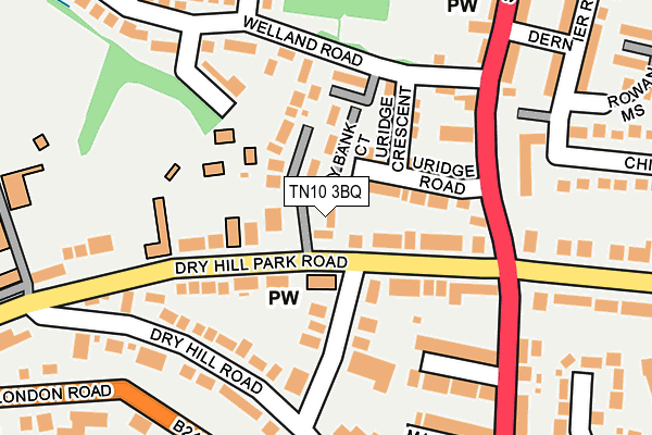 TN10 3BQ map - OS OpenMap – Local (Ordnance Survey)