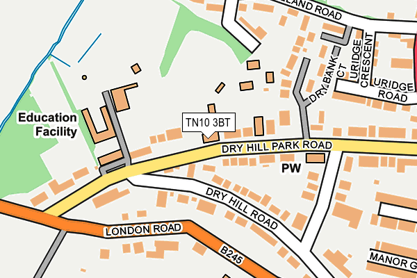 TN10 3BT map - OS OpenMap – Local (Ordnance Survey)