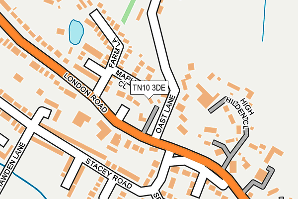 TN10 3DE map - OS OpenMap – Local (Ordnance Survey)