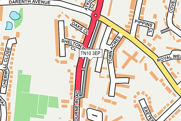 TN10 3EP map - OS OpenMap – Local (Ordnance Survey)