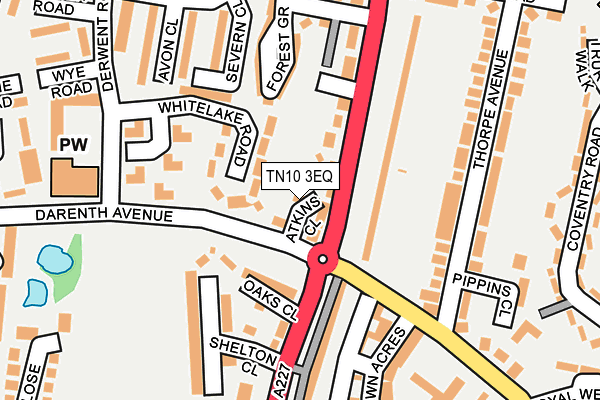 TN10 3EQ map - OS OpenMap – Local (Ordnance Survey)