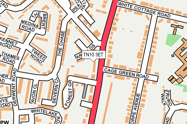 TN10 3ET map - OS OpenMap – Local (Ordnance Survey)