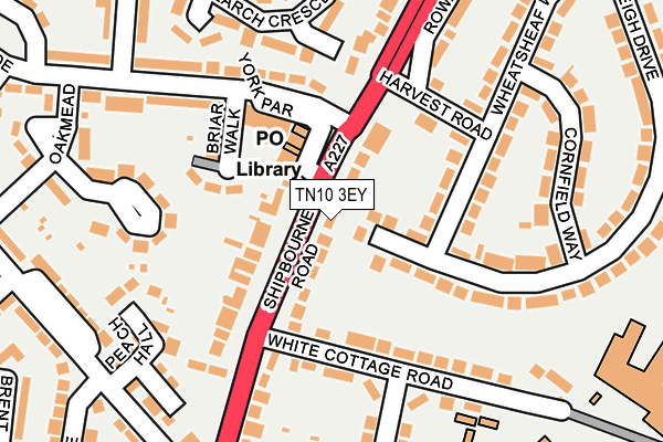 TN10 3EY map - OS OpenMap – Local (Ordnance Survey)