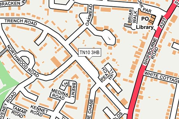 TN10 3HB map - OS OpenMap – Local (Ordnance Survey)