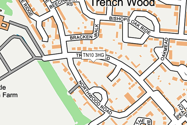 TN10 3HG map - OS OpenMap – Local (Ordnance Survey)