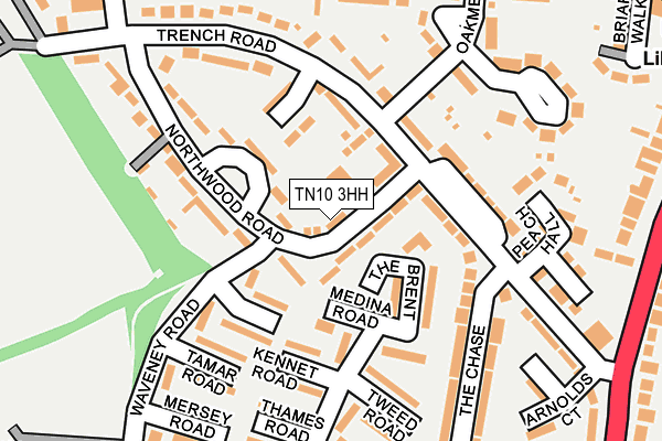 TN10 3HH map - OS OpenMap – Local (Ordnance Survey)