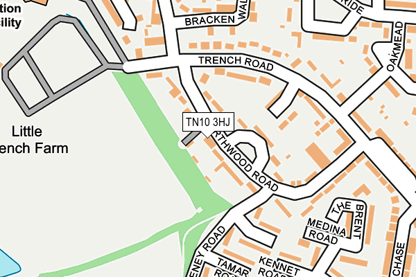 TN10 3HJ map - OS OpenMap – Local (Ordnance Survey)