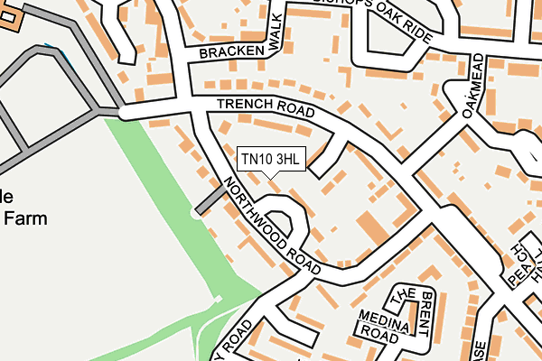 TN10 3HL map - OS OpenMap – Local (Ordnance Survey)