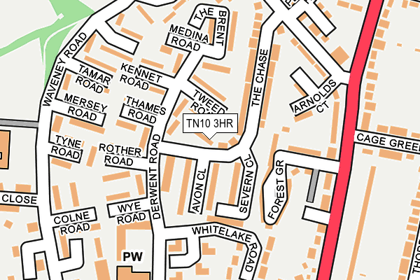 TN10 3HR map - OS OpenMap – Local (Ordnance Survey)