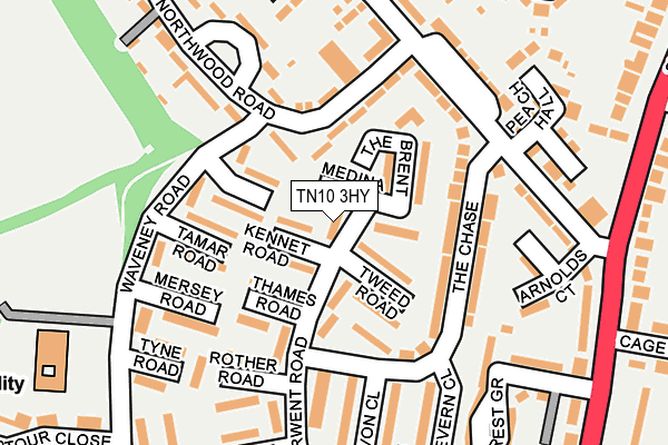 TN10 3HY map - OS OpenMap – Local (Ordnance Survey)