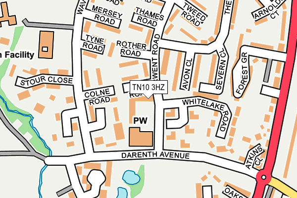 TN10 3HZ map - OS OpenMap – Local (Ordnance Survey)