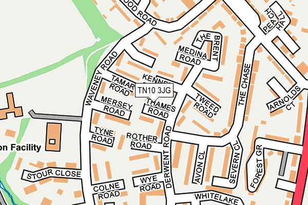 TN10 3JG map - OS OpenMap – Local (Ordnance Survey)