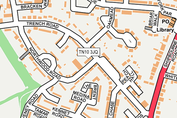 TN10 3JQ map - OS OpenMap – Local (Ordnance Survey)