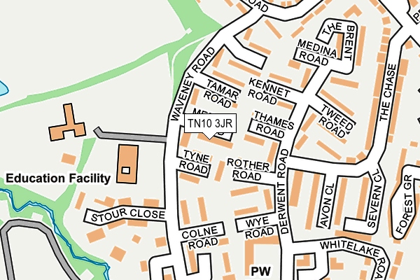 TN10 3JR map - OS OpenMap – Local (Ordnance Survey)