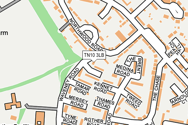 TN10 3LB map - OS OpenMap – Local (Ordnance Survey)