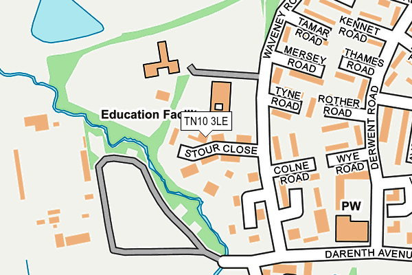 TN10 3LE map - OS OpenMap – Local (Ordnance Survey)