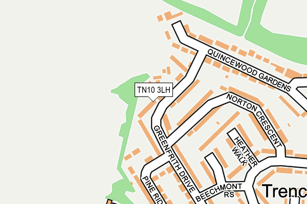 TN10 3LH map - OS OpenMap – Local (Ordnance Survey)