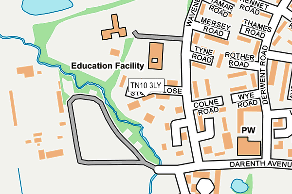 TN10 3LY map - OS OpenMap – Local (Ordnance Survey)