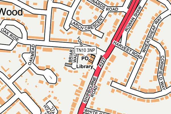 TN10 3NP map - OS OpenMap – Local (Ordnance Survey)