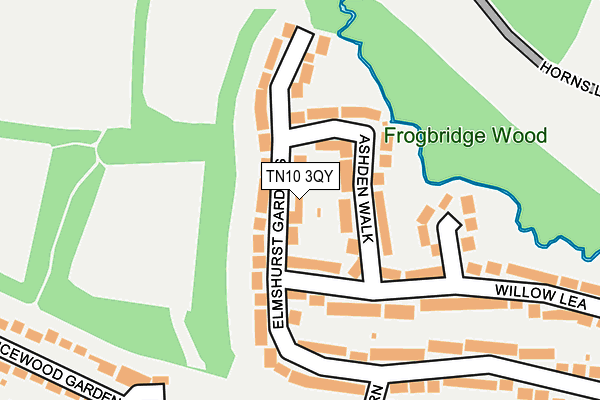 TN10 3QY map - OS OpenMap – Local (Ordnance Survey)
