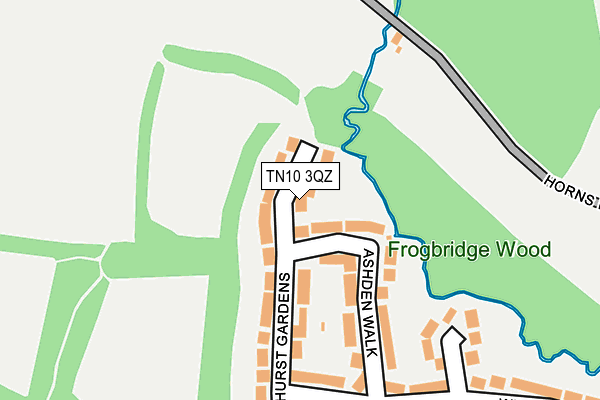 TN10 3QZ map - OS OpenMap – Local (Ordnance Survey)