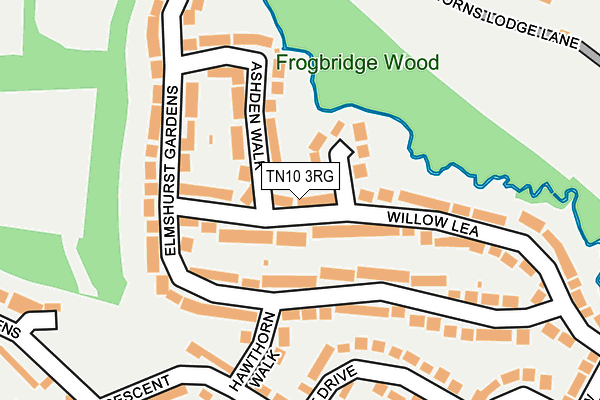 TN10 3RG map - OS OpenMap – Local (Ordnance Survey)