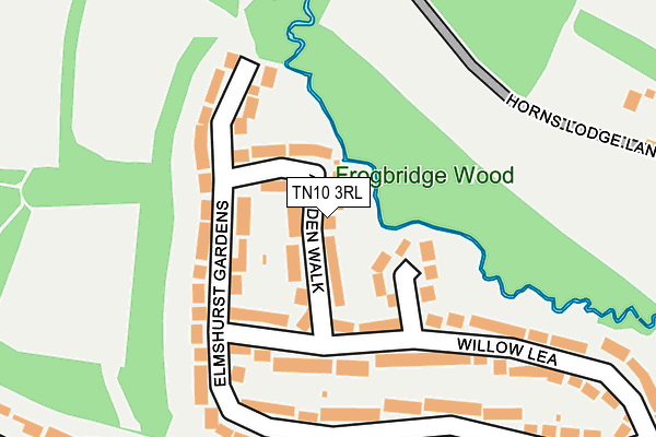 TN10 3RL map - OS OpenMap – Local (Ordnance Survey)