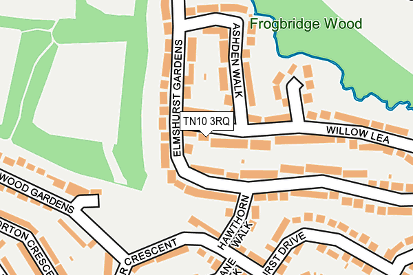 TN10 3RQ map - OS OpenMap – Local (Ordnance Survey)