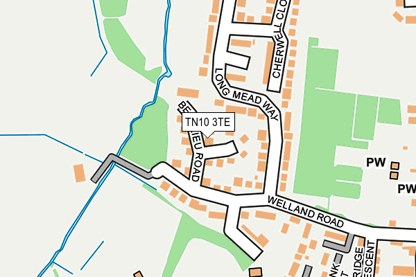 TN10 3TE map - OS OpenMap – Local (Ordnance Survey)