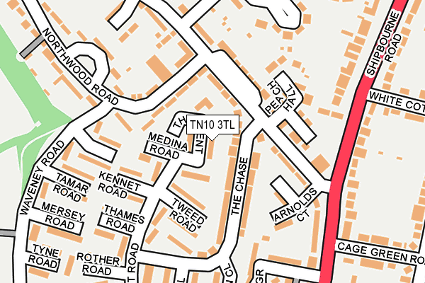 TN10 3TL map - OS OpenMap – Local (Ordnance Survey)