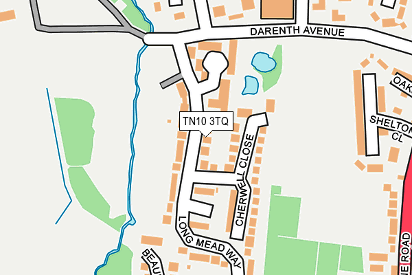 TN10 3TQ map - OS OpenMap – Local (Ordnance Survey)