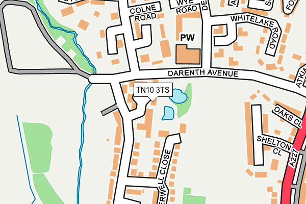 TN10 3TS map - OS OpenMap – Local (Ordnance Survey)