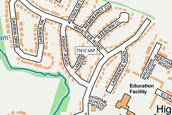 TN10 4AP map - OS OpenMap – Local (Ordnance Survey)