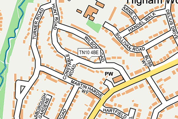 TN10 4BE map - OS OpenMap – Local (Ordnance Survey)