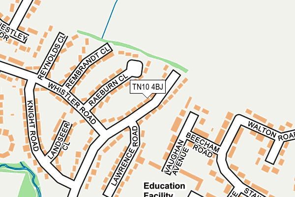 TN10 4BJ map - OS OpenMap – Local (Ordnance Survey)