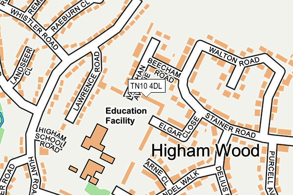 TN10 4DL map - OS OpenMap – Local (Ordnance Survey)
