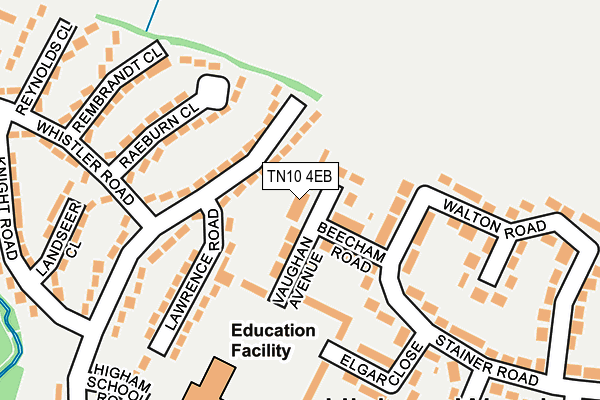 TN10 4EB map - OS OpenMap – Local (Ordnance Survey)