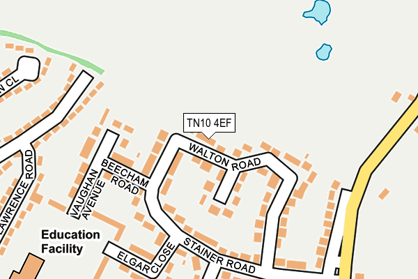 TN10 4EF map - OS OpenMap – Local (Ordnance Survey)