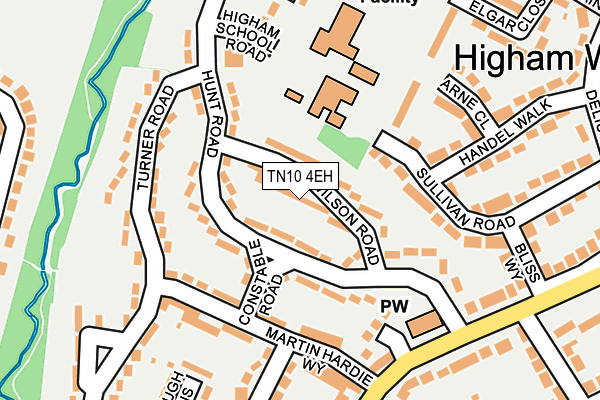 TN10 4EH map - OS OpenMap – Local (Ordnance Survey)