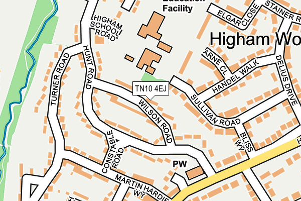 TN10 4EJ map - OS OpenMap – Local (Ordnance Survey)