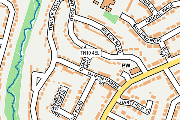 TN10 4EL map - OS OpenMap – Local (Ordnance Survey)