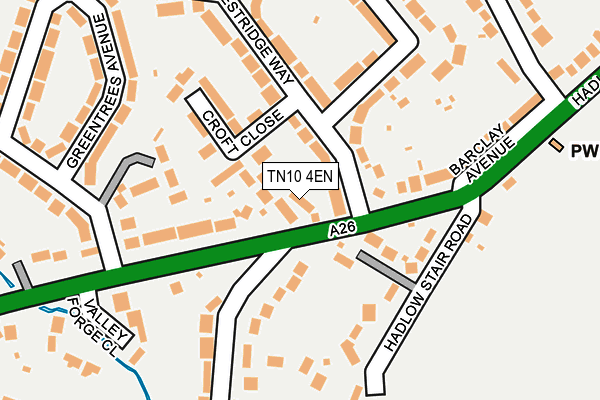 TN10 4EN map - OS OpenMap – Local (Ordnance Survey)