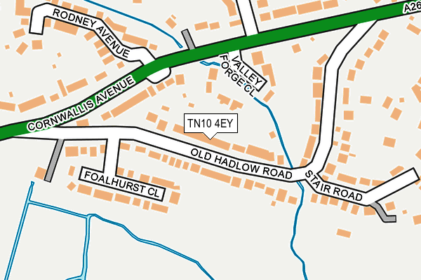 TN10 4EY map - OS OpenMap – Local (Ordnance Survey)