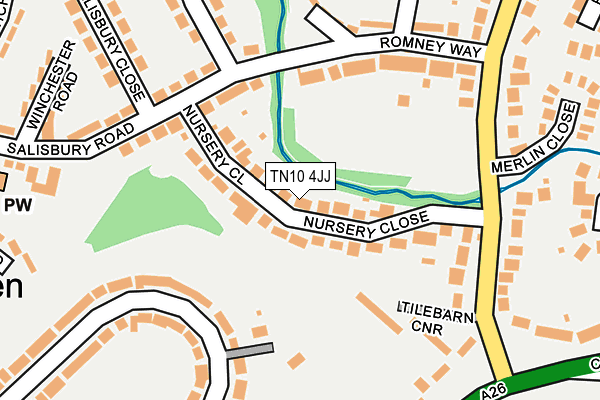 TN10 4JJ map - OS OpenMap – Local (Ordnance Survey)