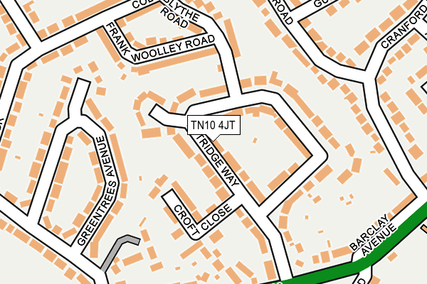 TN10 4JT map - OS OpenMap – Local (Ordnance Survey)